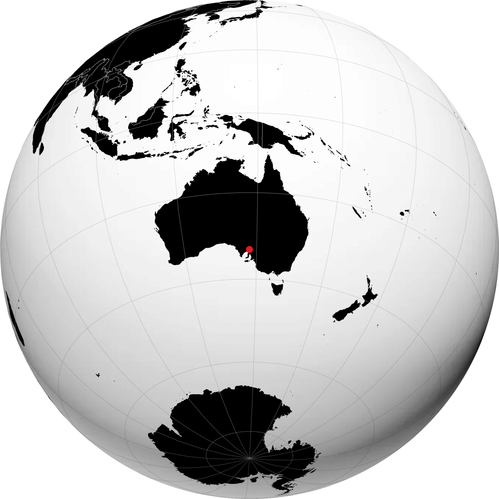 Port Pirie en el globo