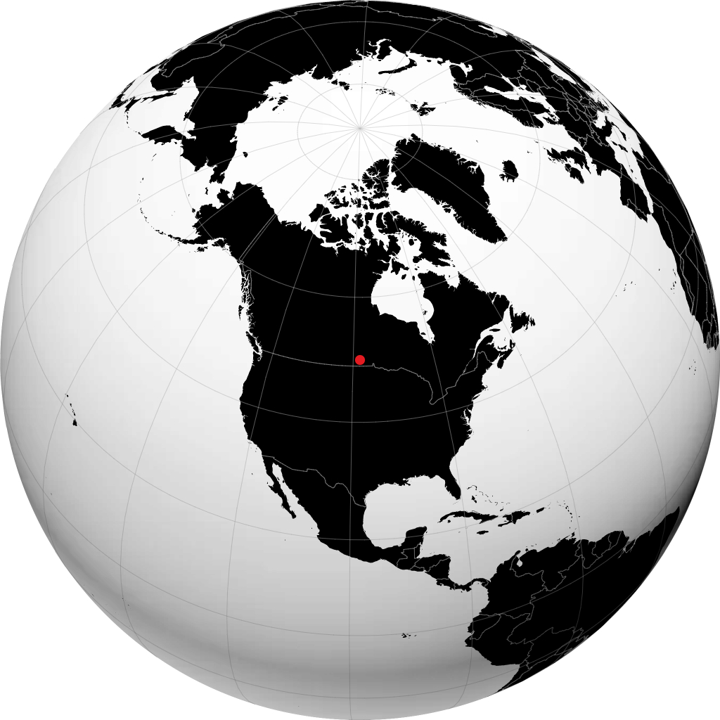 Portage la Prairie en el globo