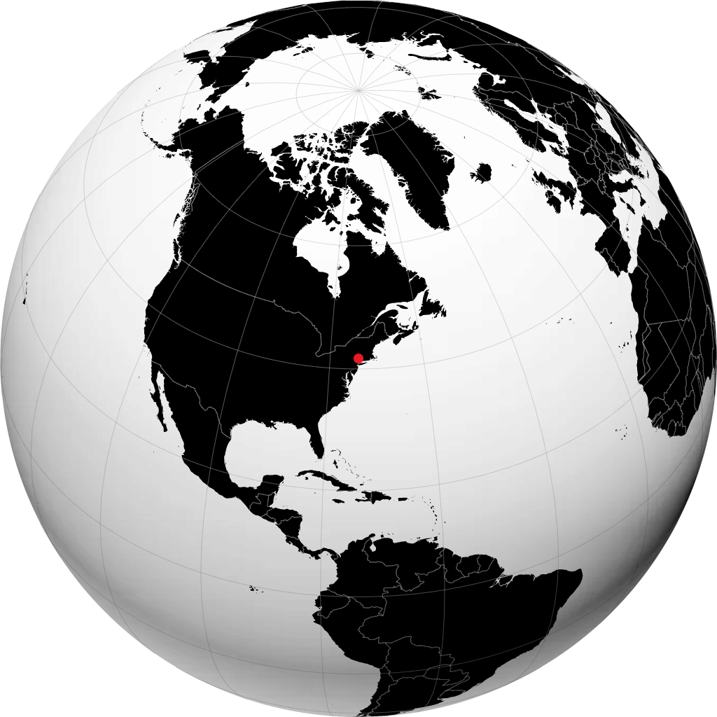 Poughkeepsie en el globo