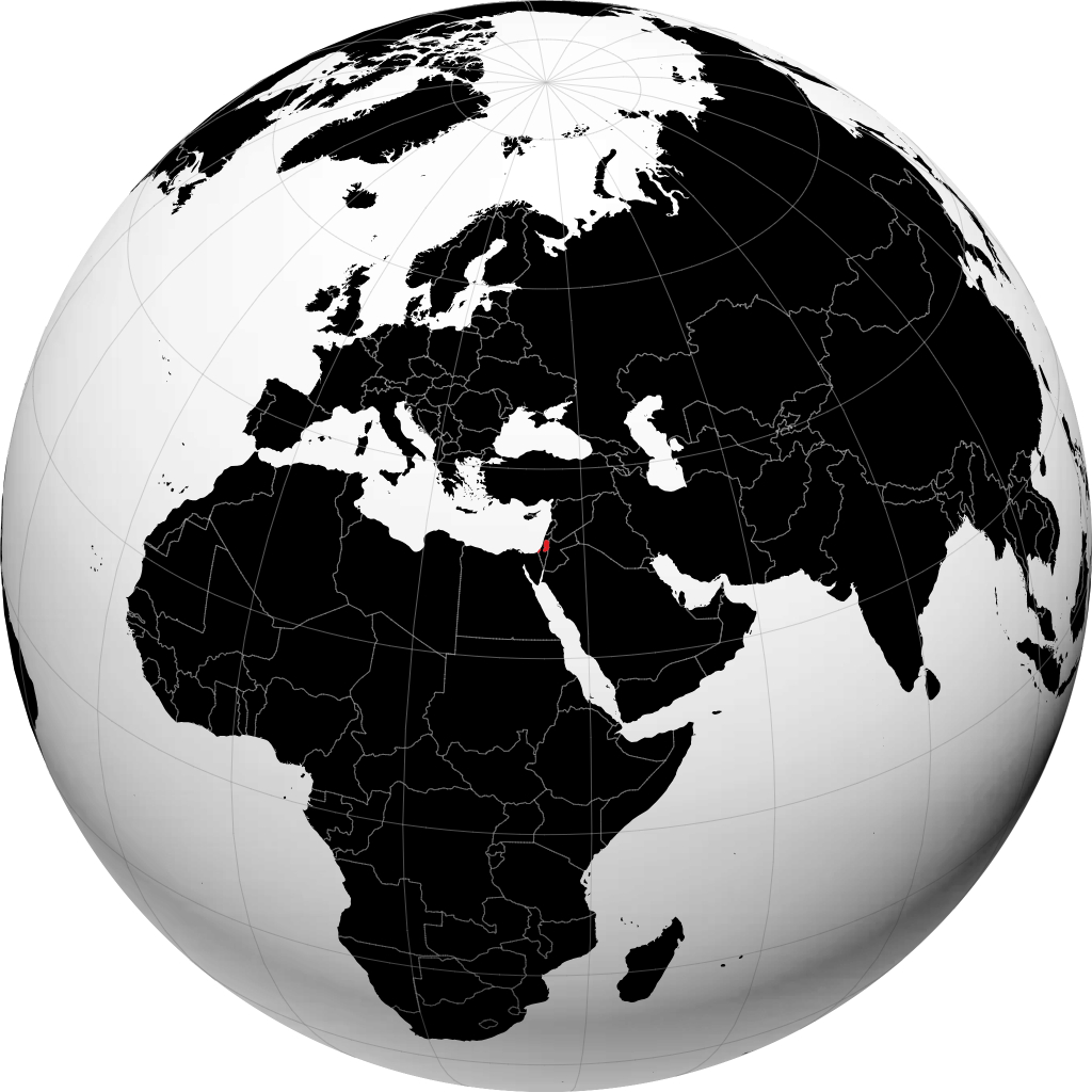 Palestina en el globo