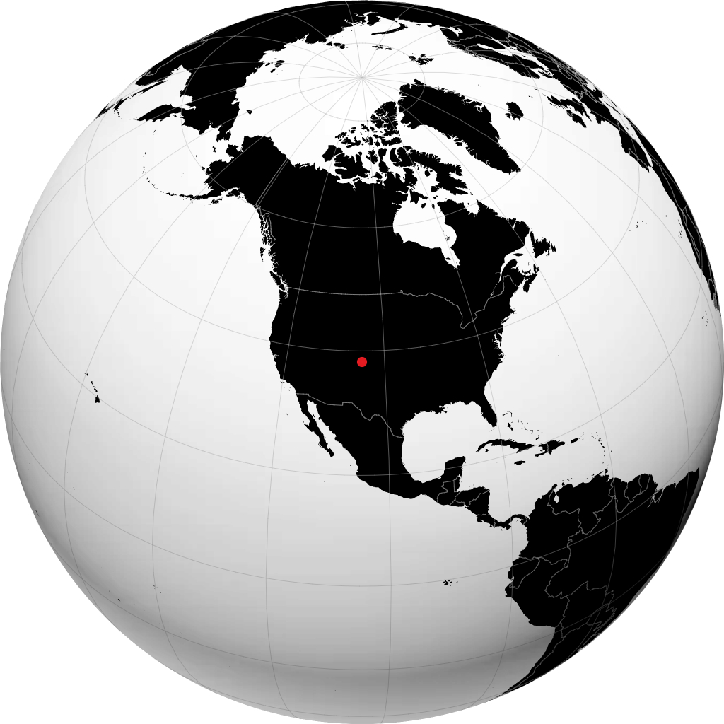 Pueblo en el globo