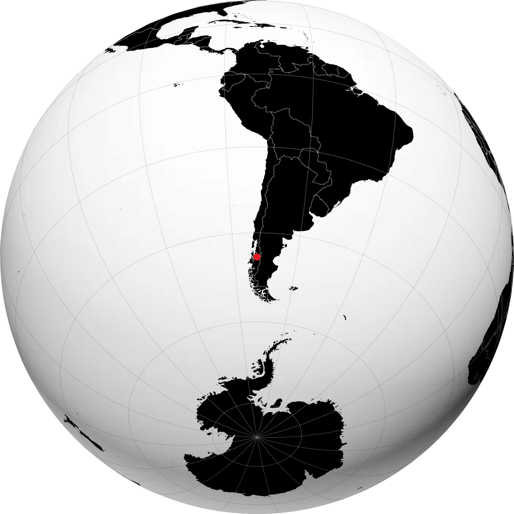 Puerto Aisén en el globo
