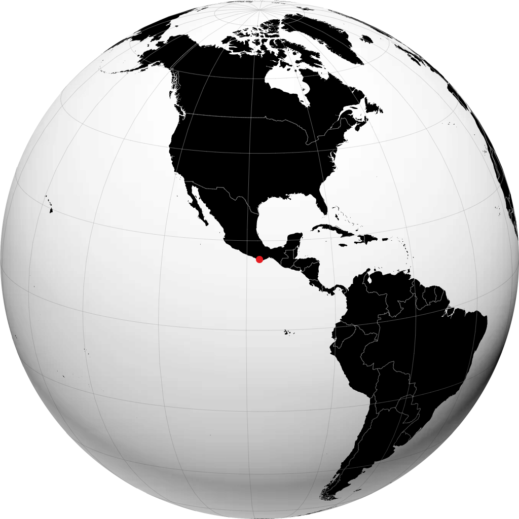 Puerto Escondido en el globo
