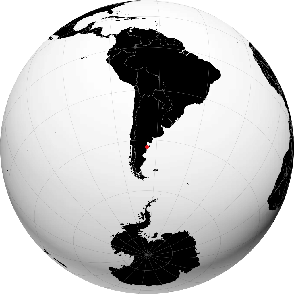 Puerto Madryn en el globo
