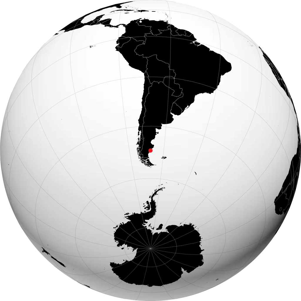 Puerto San Julian en el globo