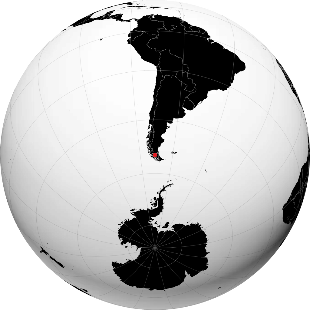Punta Arenas en el globo