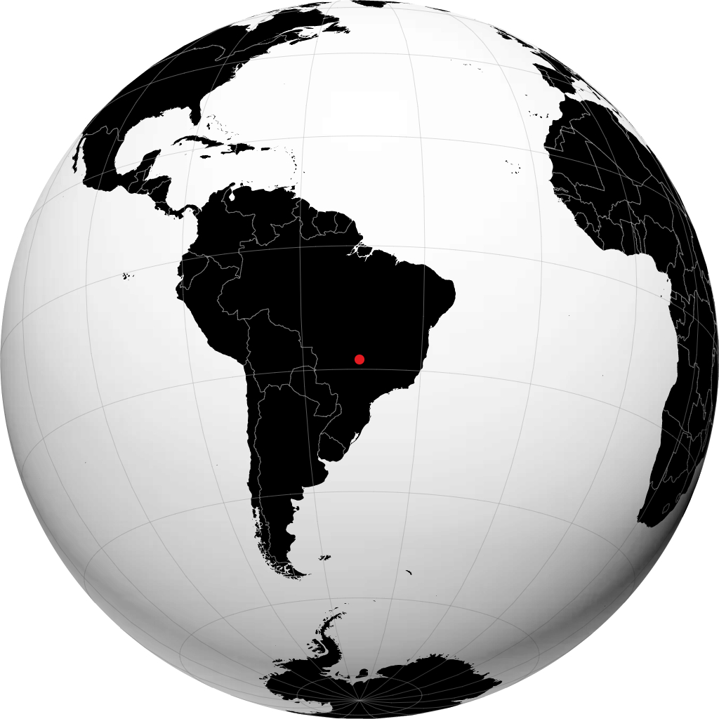 Quirinópolis en el globo
