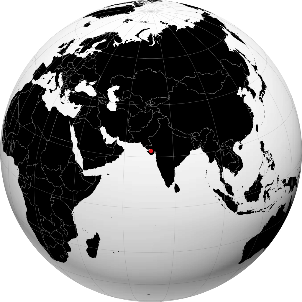Rajkot en el globo