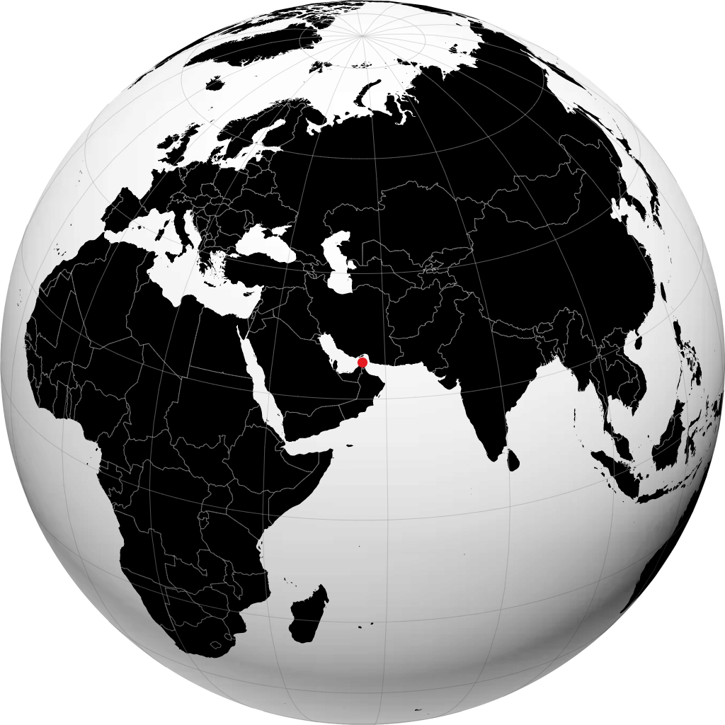 Ras al-Khaimah en el globo
