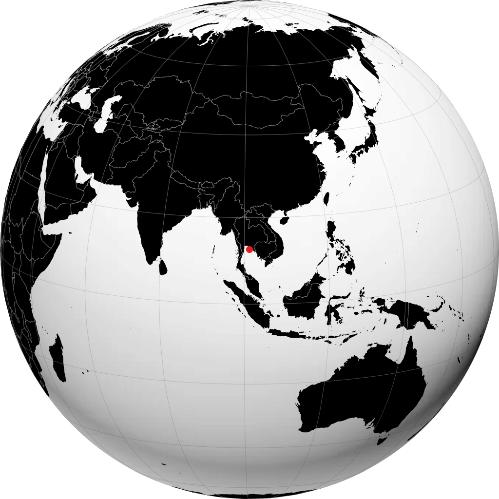 Rayong en el globo