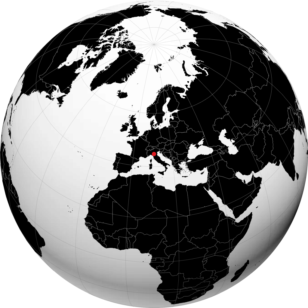 Reggio Emilia en el globo