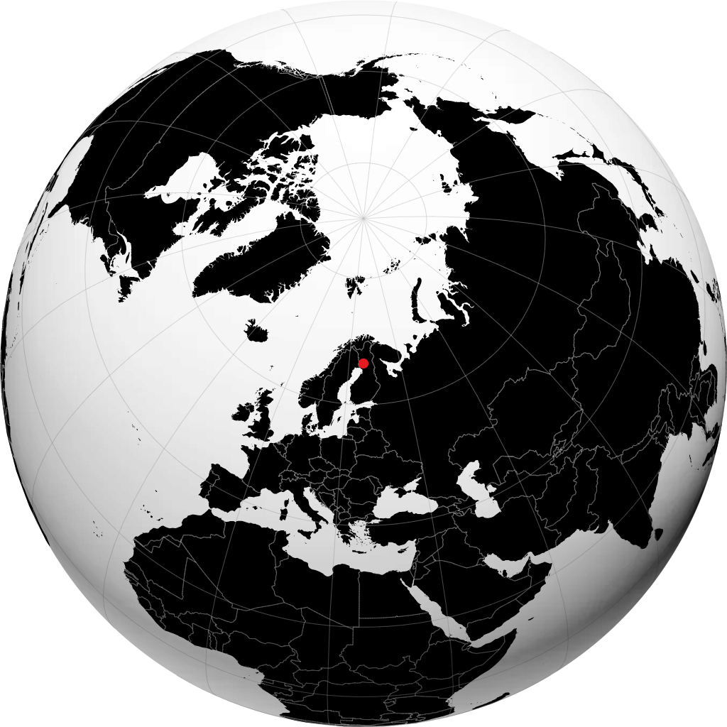 Rovaniemi en el globo
