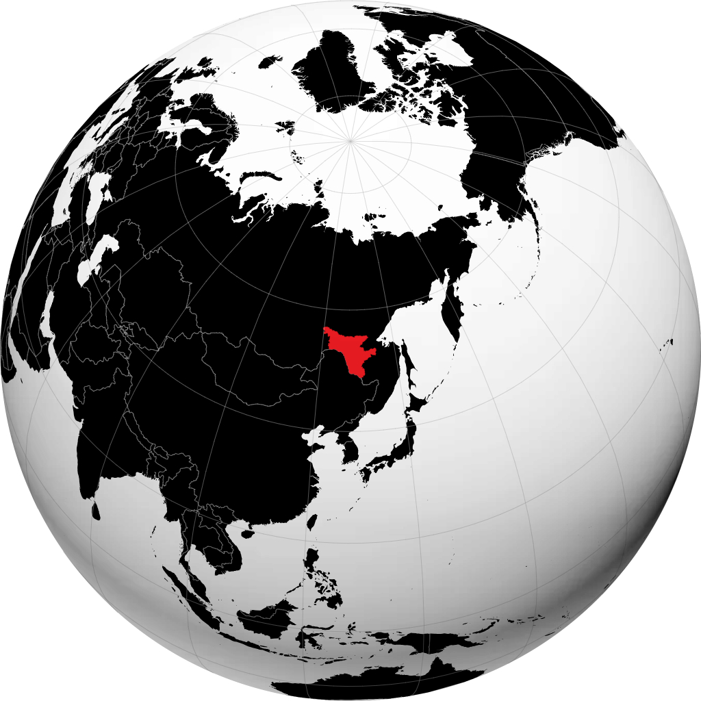 Provincia de Amur en el globo