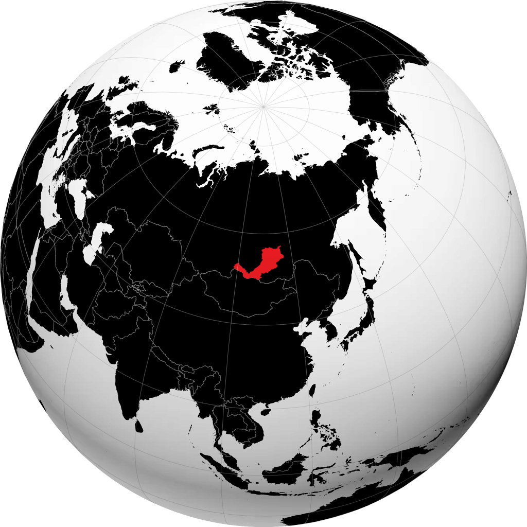 Buriatia en el globo
