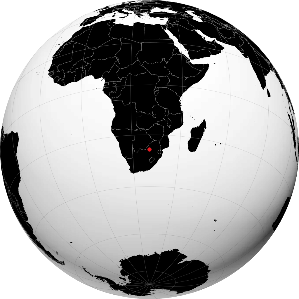 Rustenburg en el globo