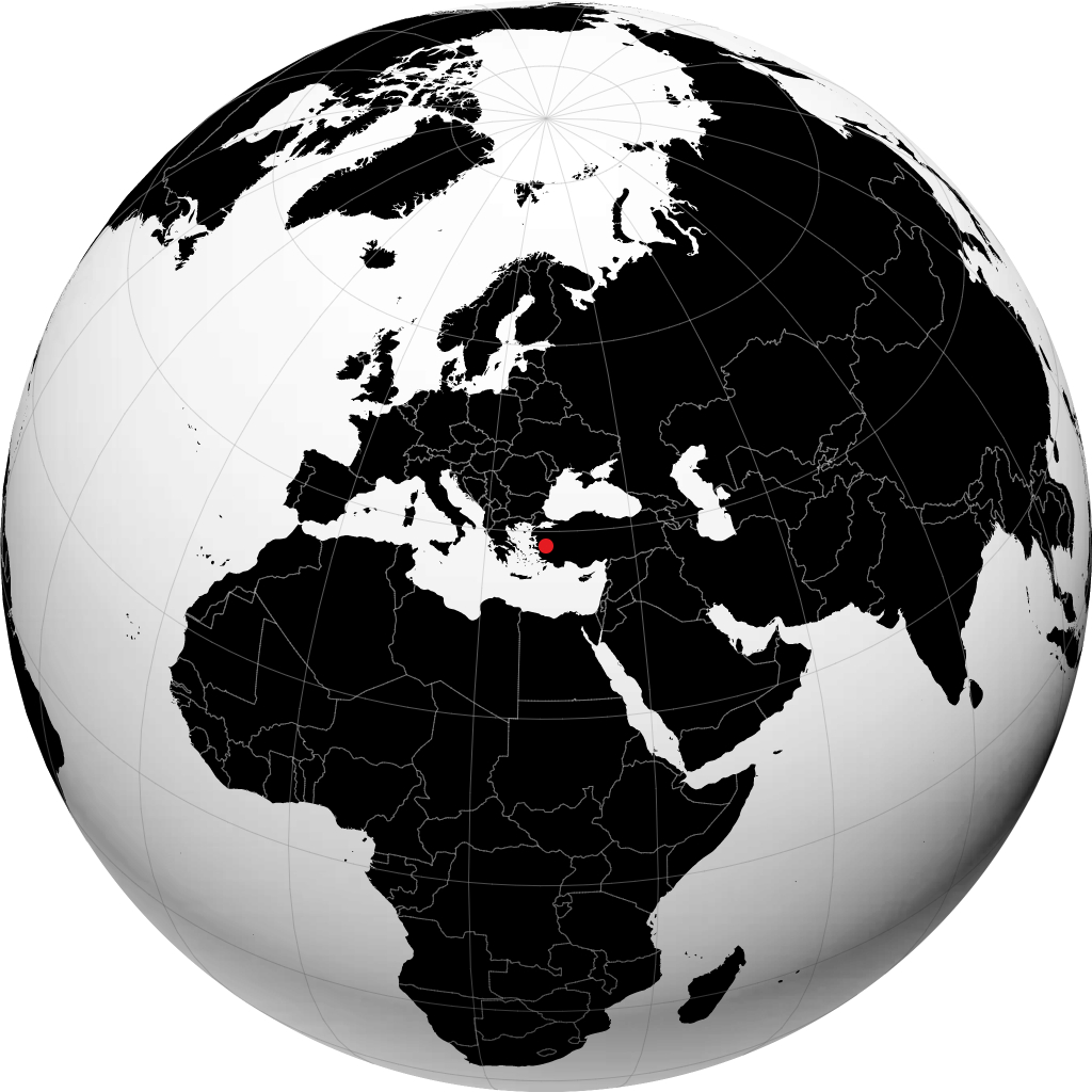 Salihli en el globo