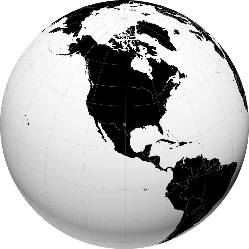 San Angelo en el globo
