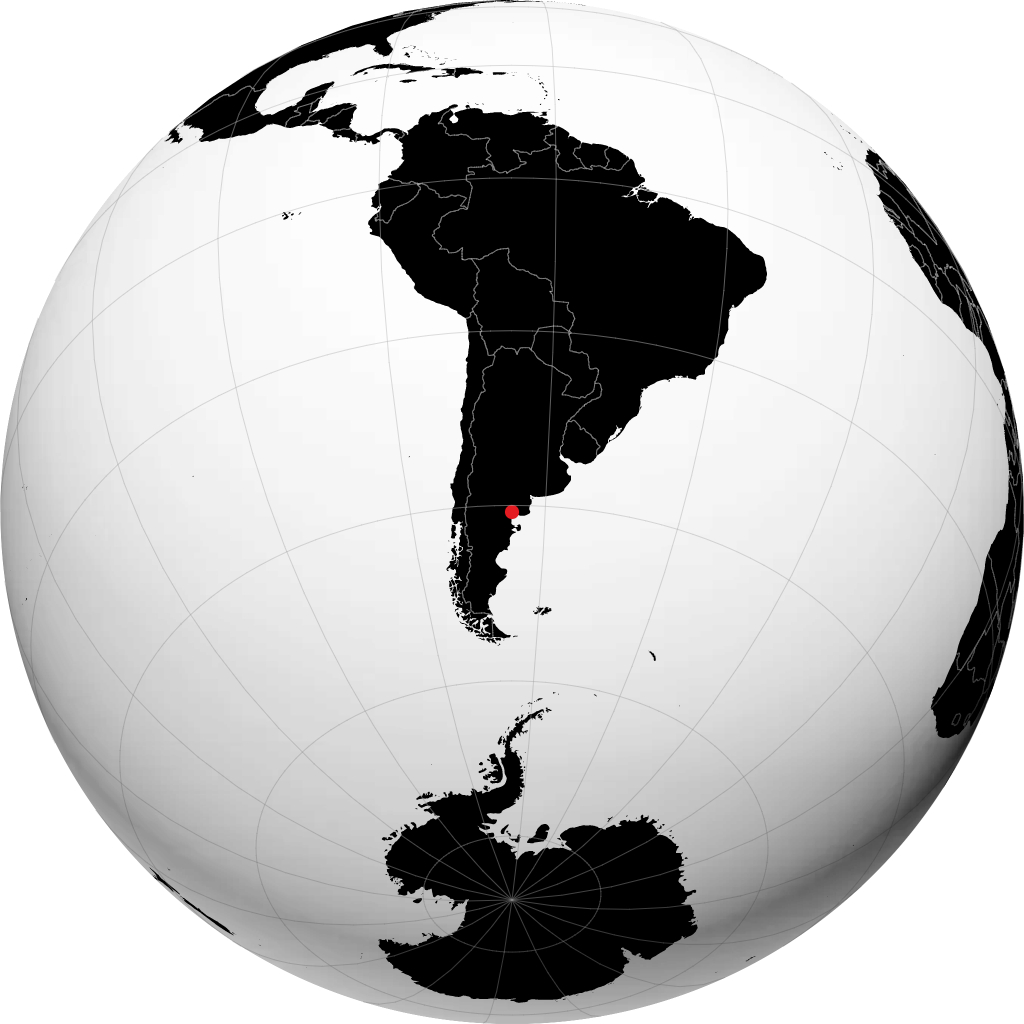 San Antonio Oeste en el globo