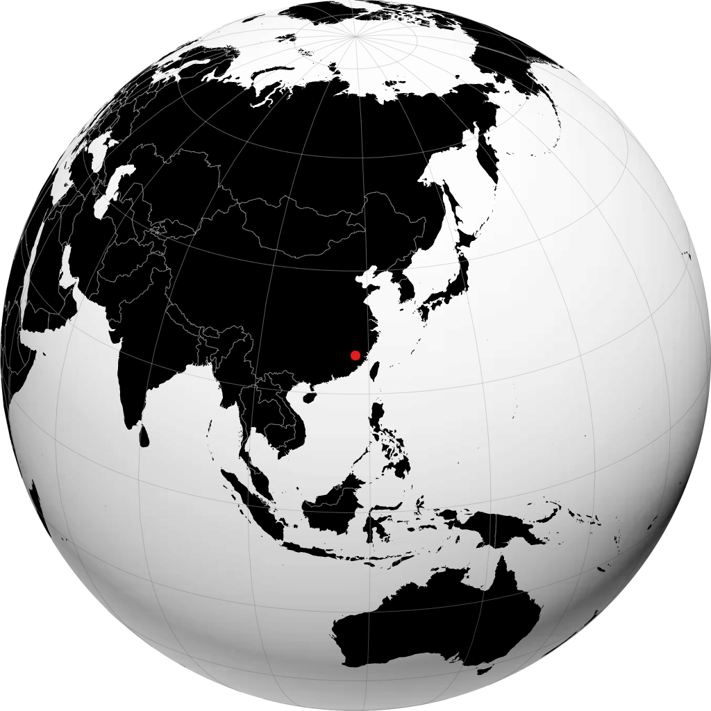 Sanming en el globo