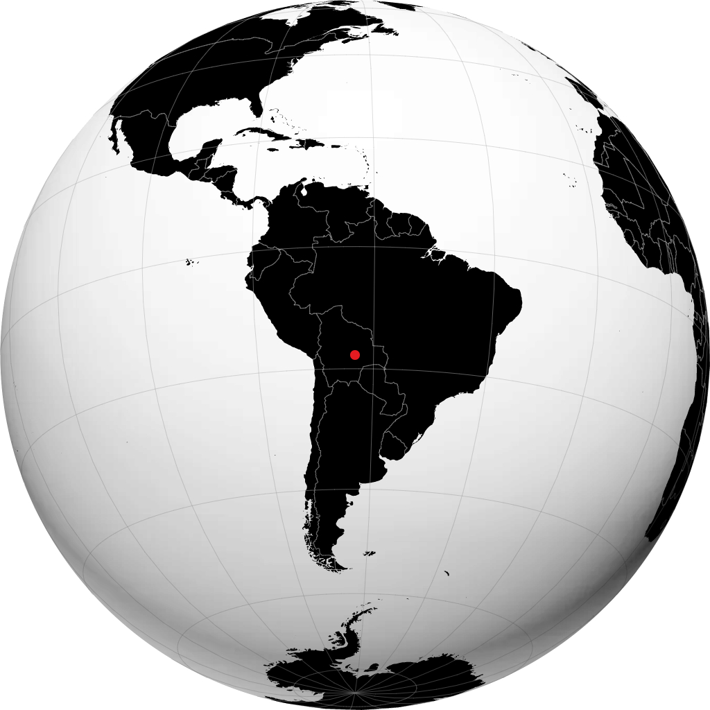 Santa Cruz de la Sierra en el globo