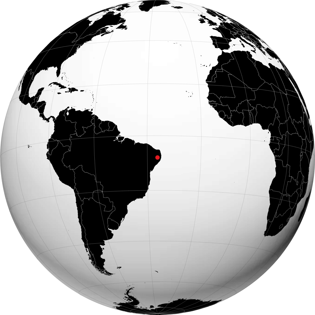 Santa Cruz do Capibaribe en el globo