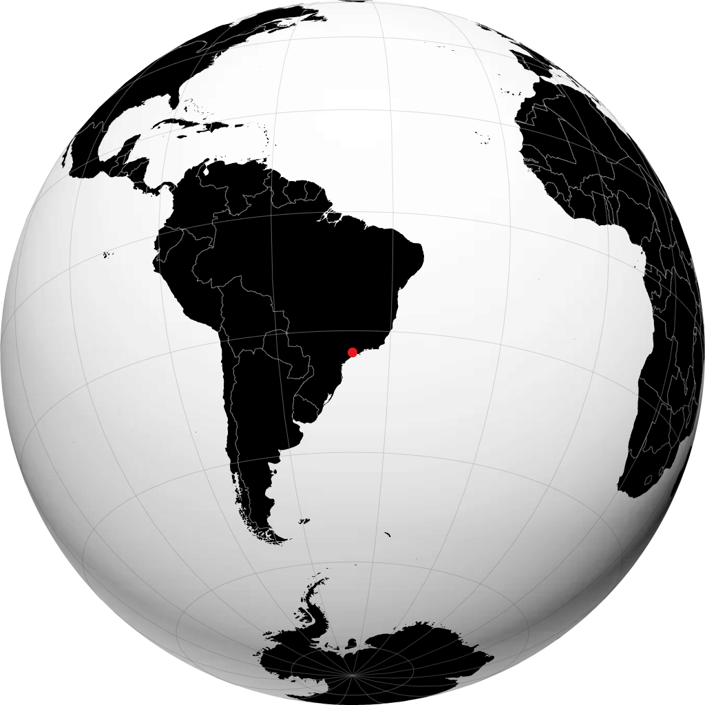São Paulo en el globo