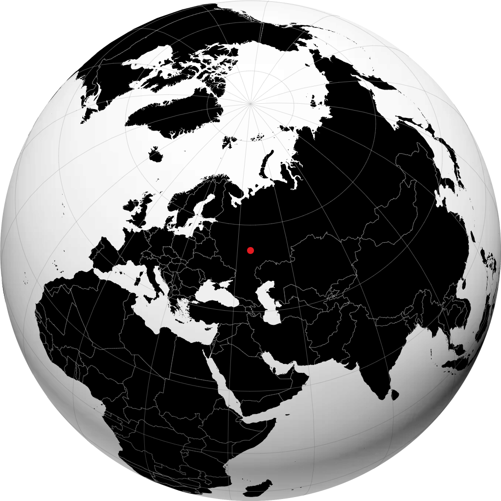 Saransk en el globo