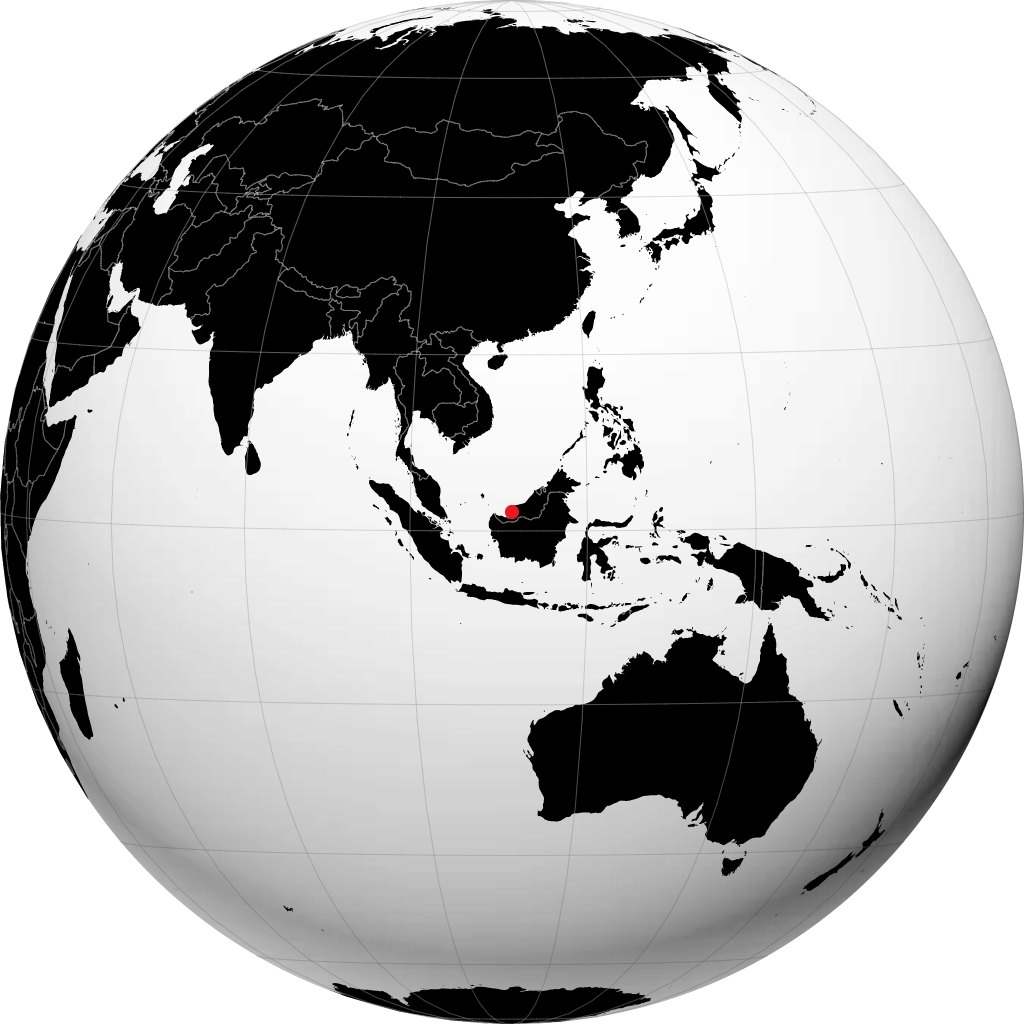 Sarikei en el globo