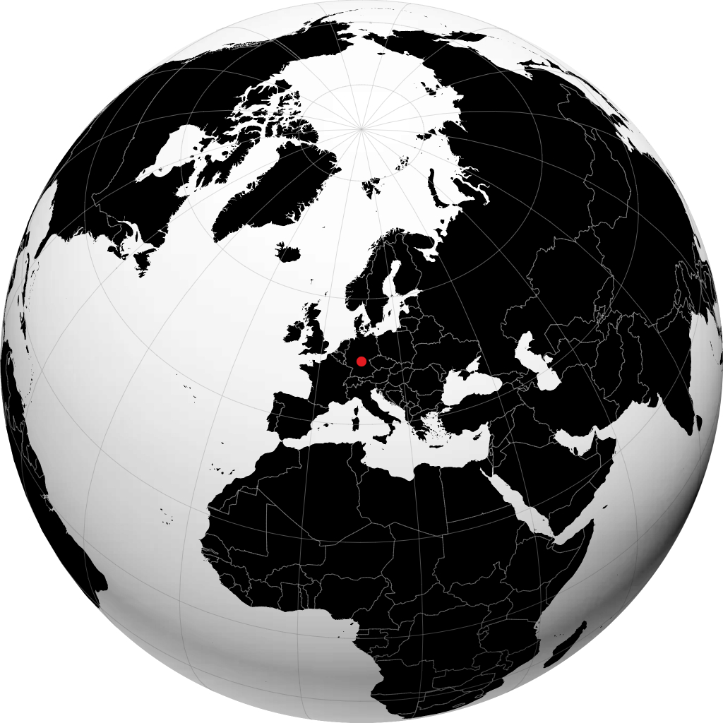 Schweinfurt en el globo