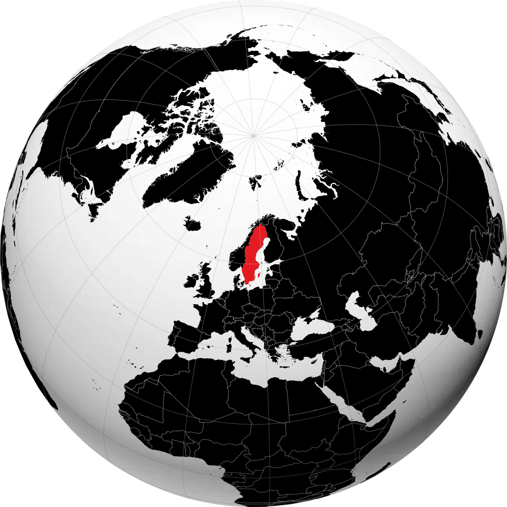 Suecia en el globo