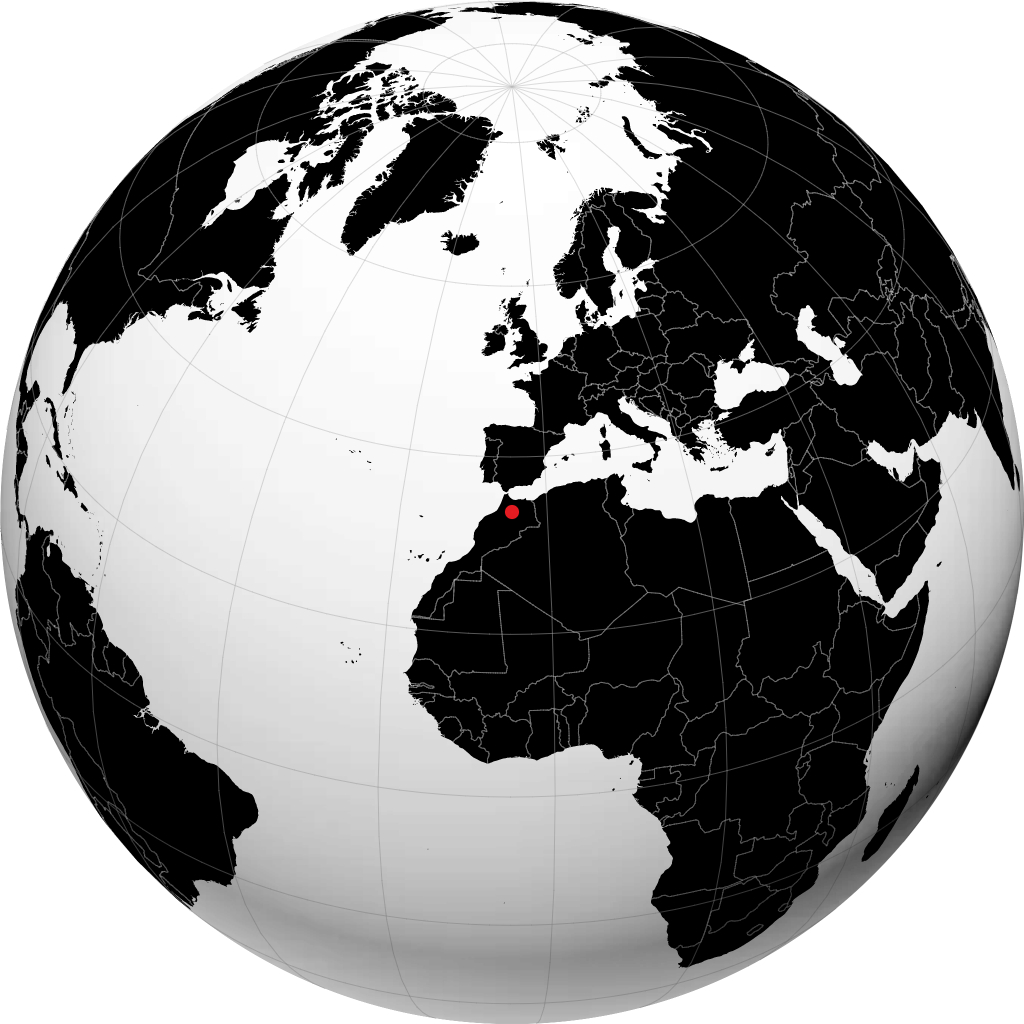 Sefrou en el globo
