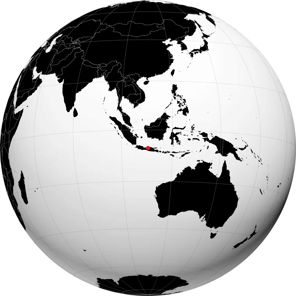 Semarang en el globo