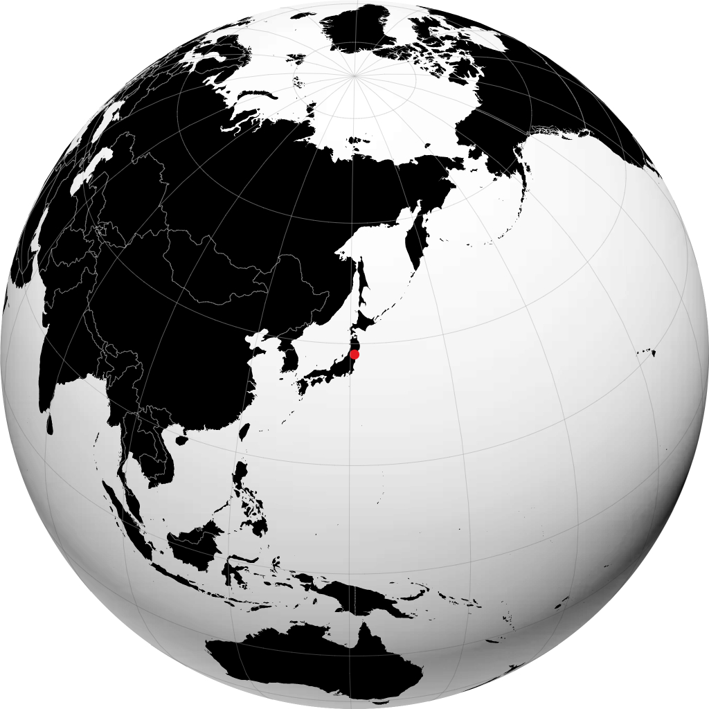 Sendai en el globo