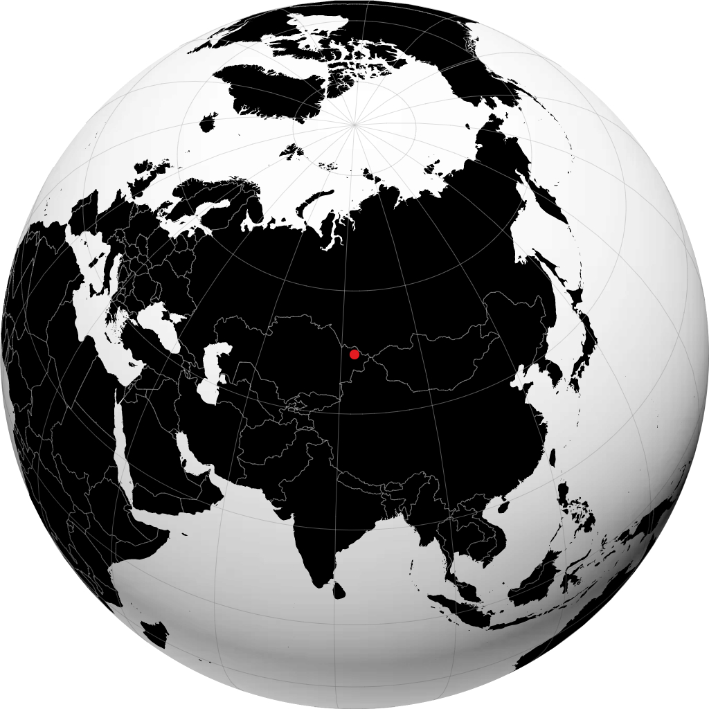 Serebryansk en el globo