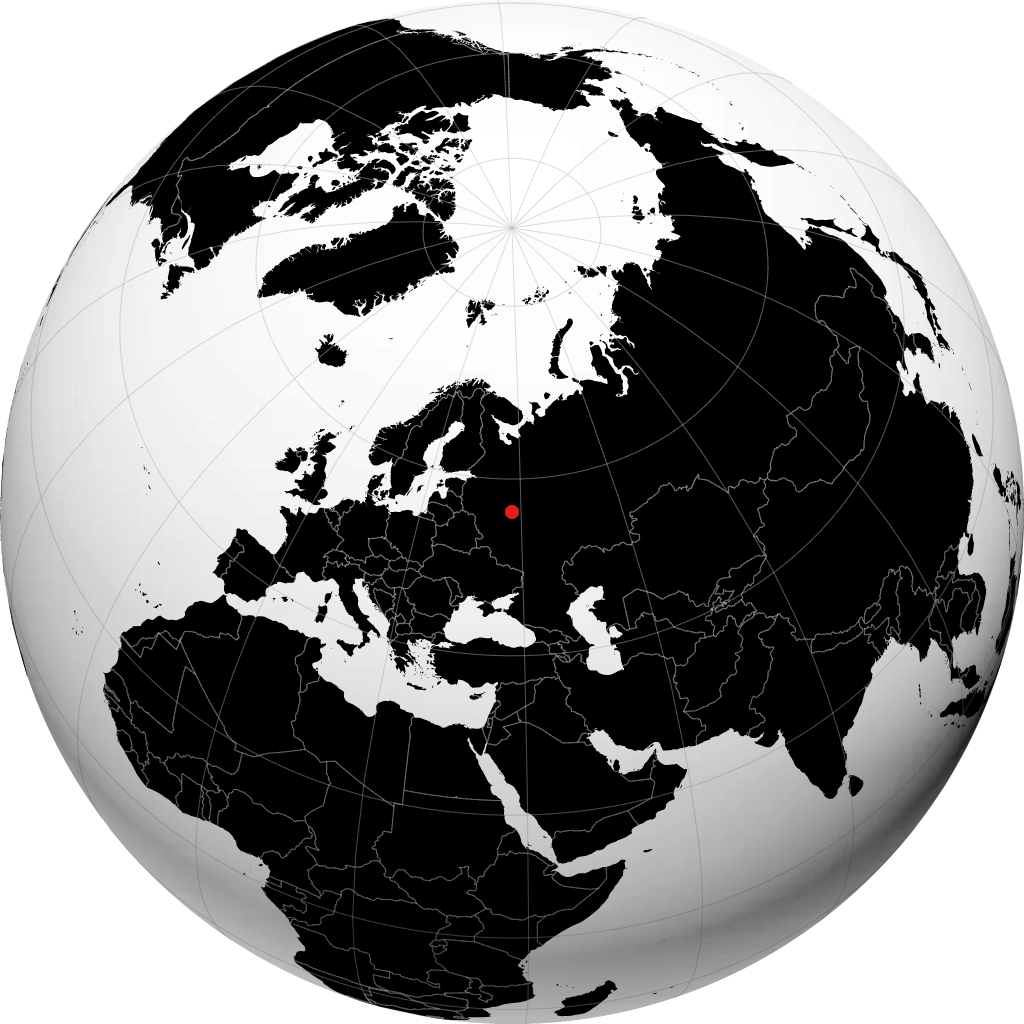 Sergiyev Posad en el globo