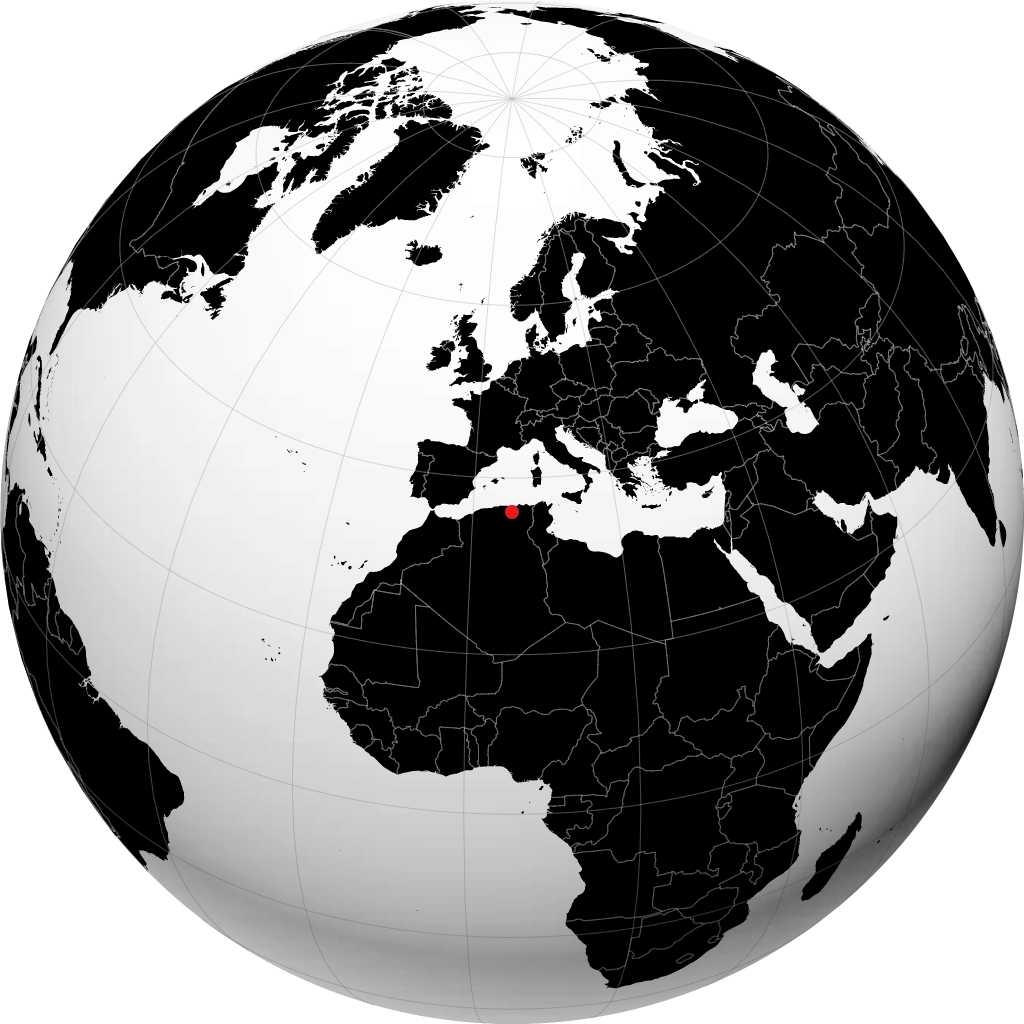 Sétif en el globo