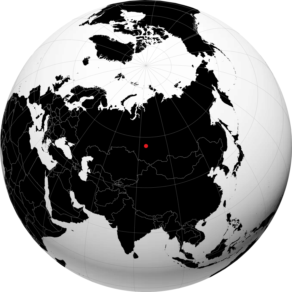 Seversk en el globo