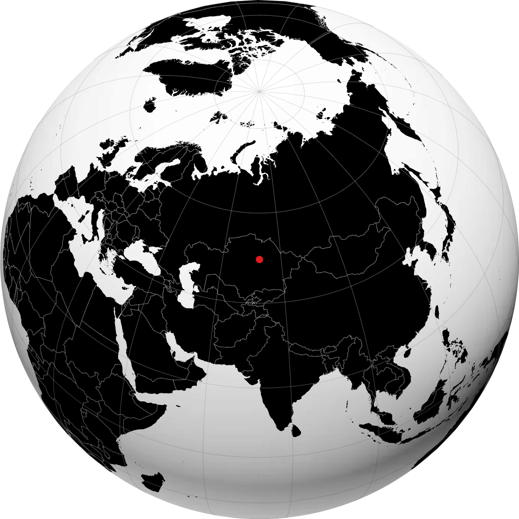 Shakhtinsk en el globo