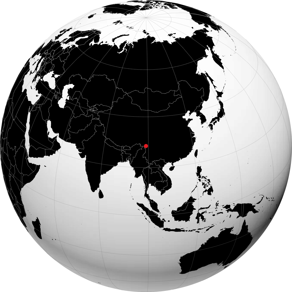 Shengping en el globo