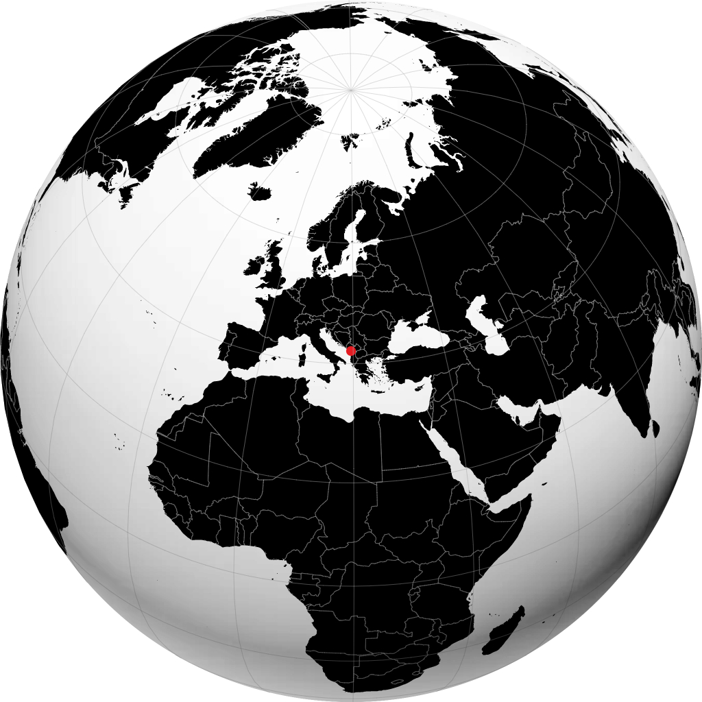 Shkoder en el globo