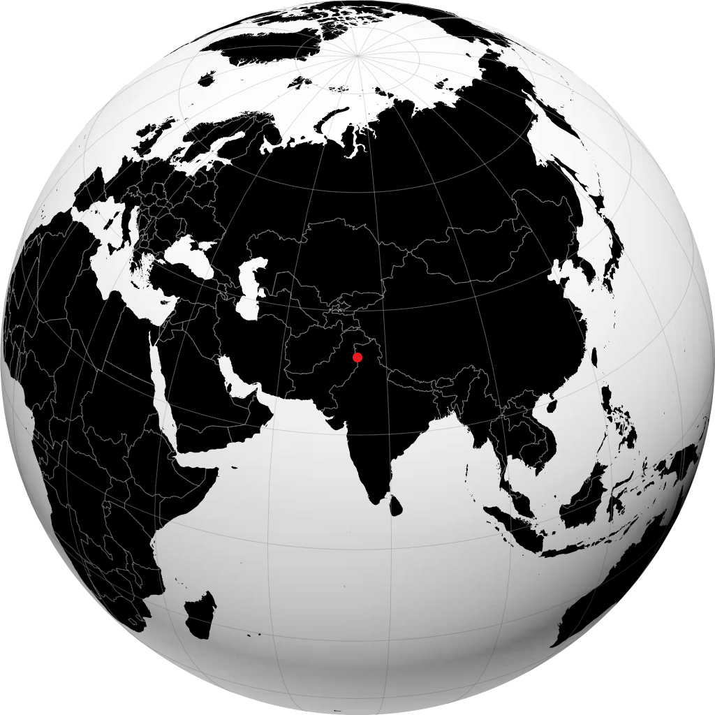 Sialkot en el globo