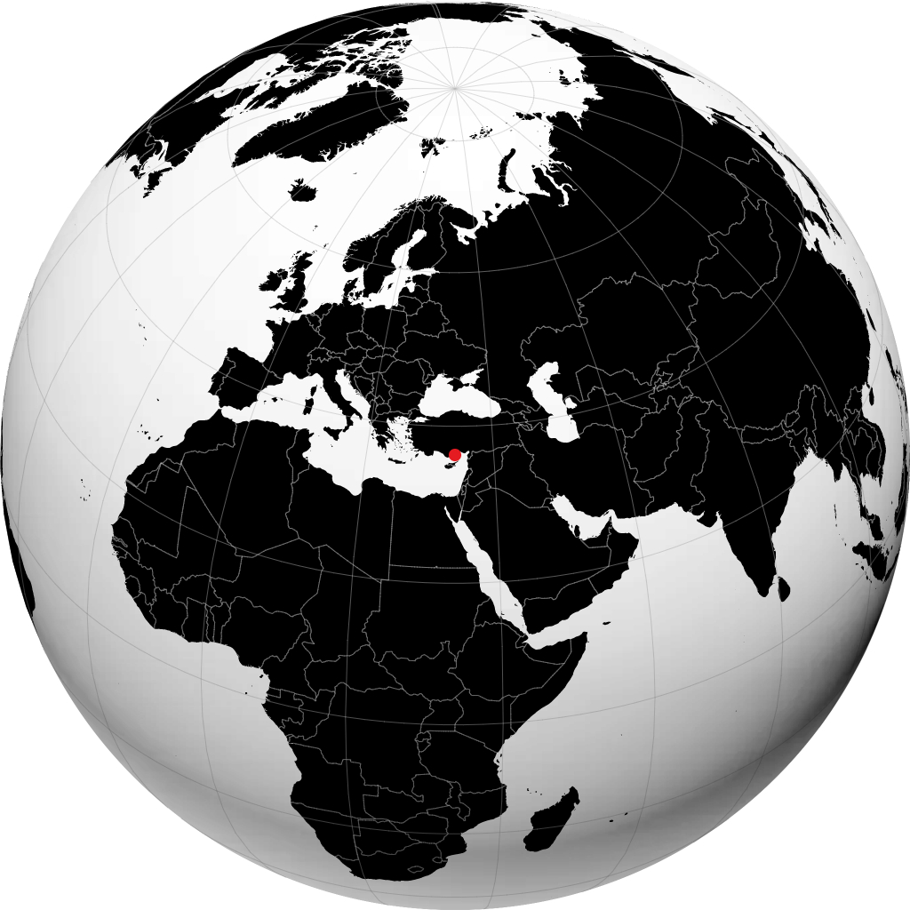 Silifke en el globo