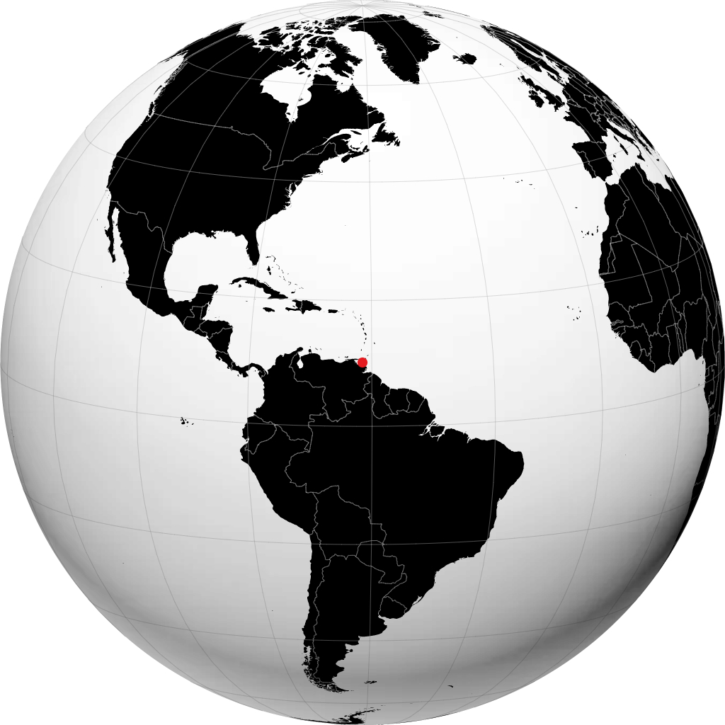 Siparia en el globo