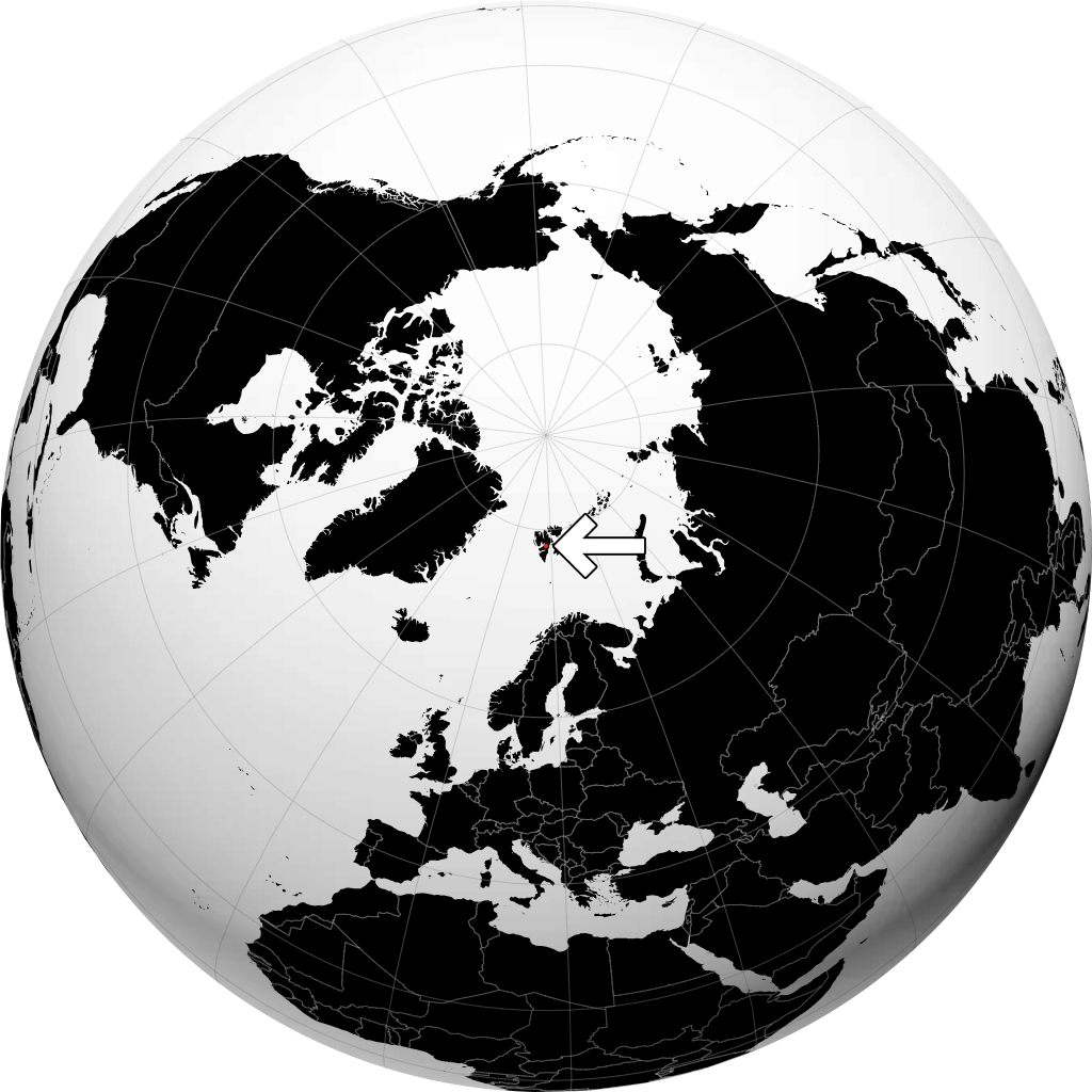 Svalbard y Jan Mayen en el globo