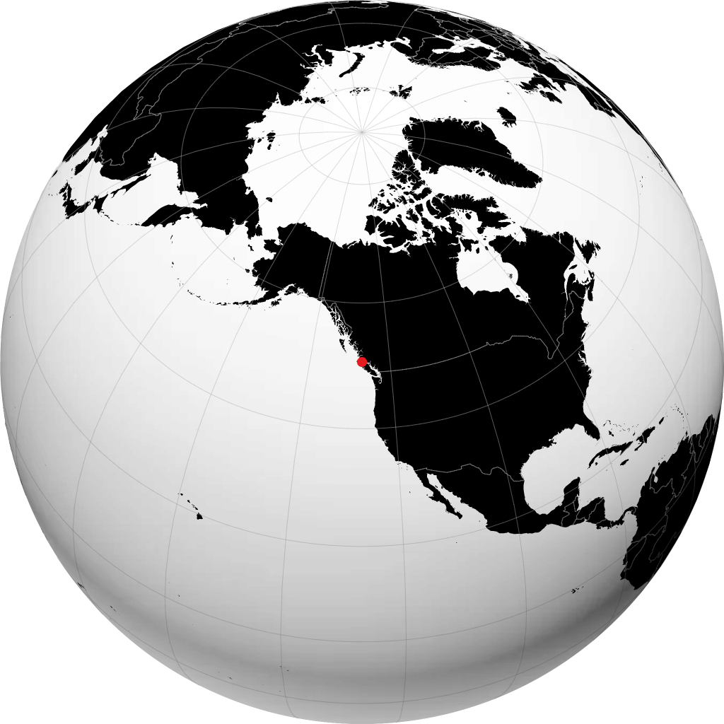 Sointula en el globo