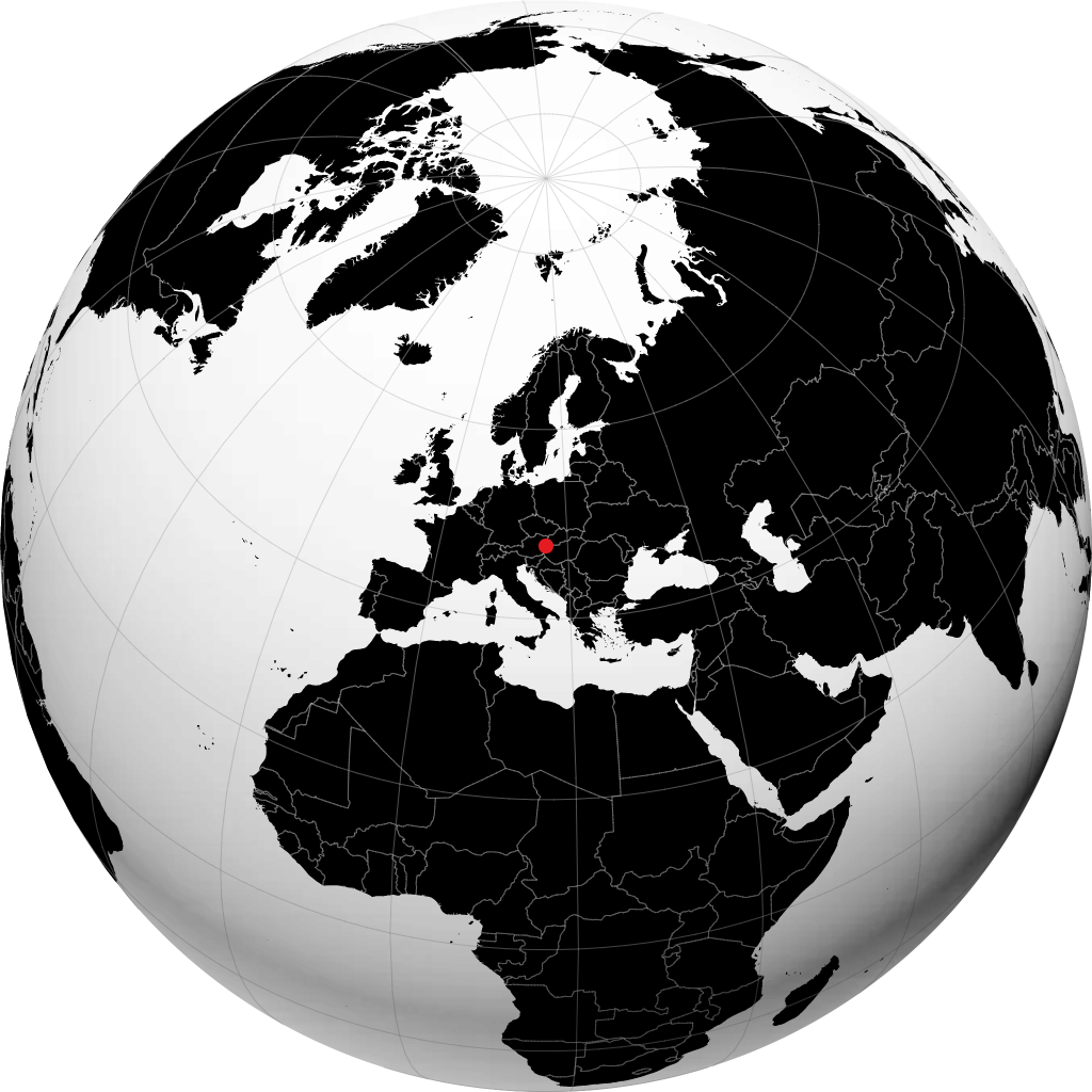 Sopron en el globo