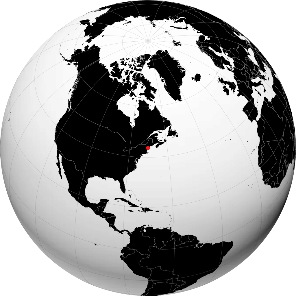 South Portland en el globo