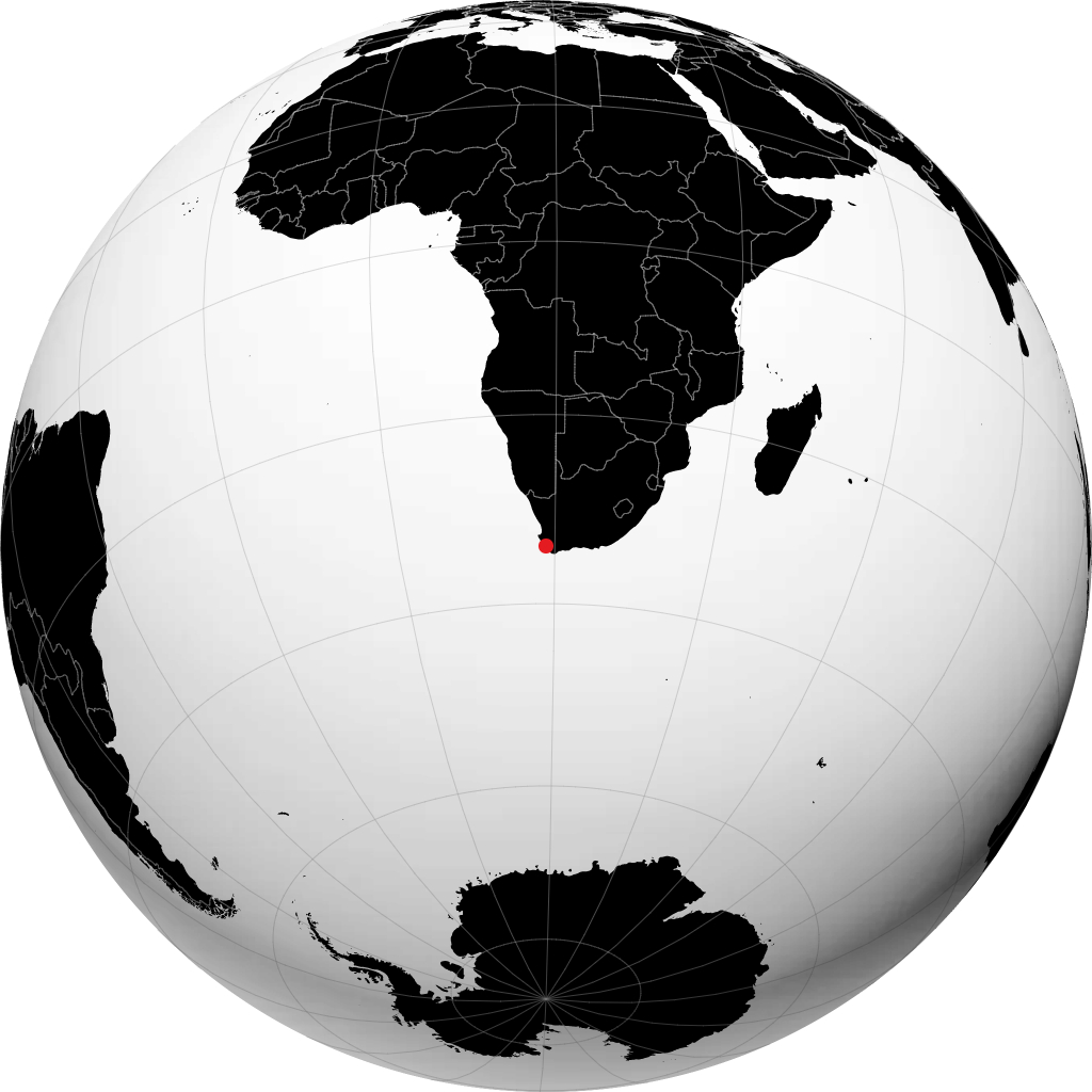 Stellenbosch en el globo