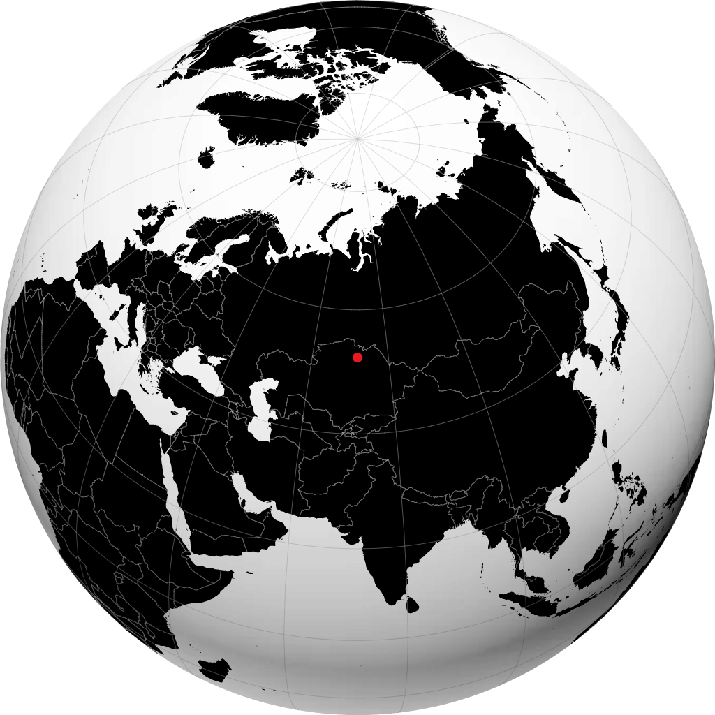 Stepnogorsk en el globo