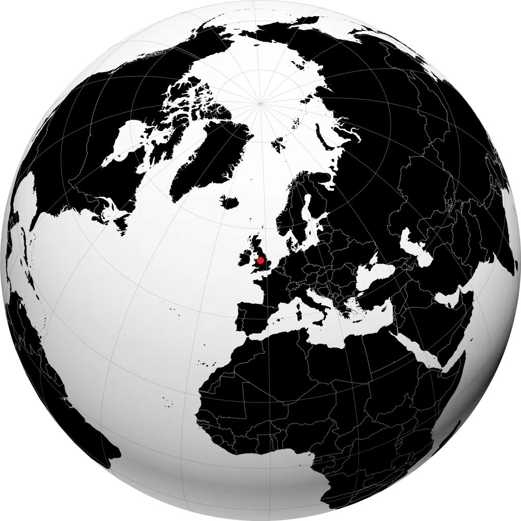 Stoke-on-Trent en el globo